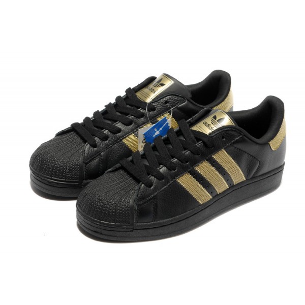 chaussure adidas femme noir et doré